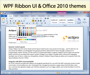 Ribbon for WPF