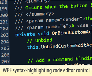 Actipro SyntaxEditor for WPF