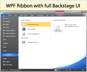 Ribbon for WPF